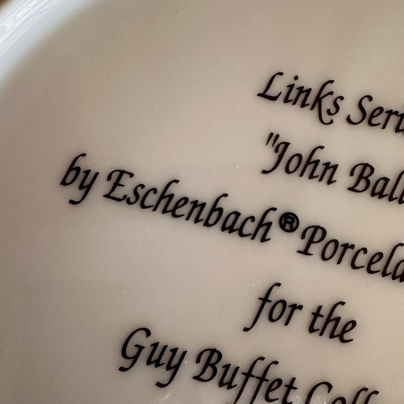 Vintage Golf Plates - Guy Buffet “Links Series”, set of 4 - Picture 6 of 10